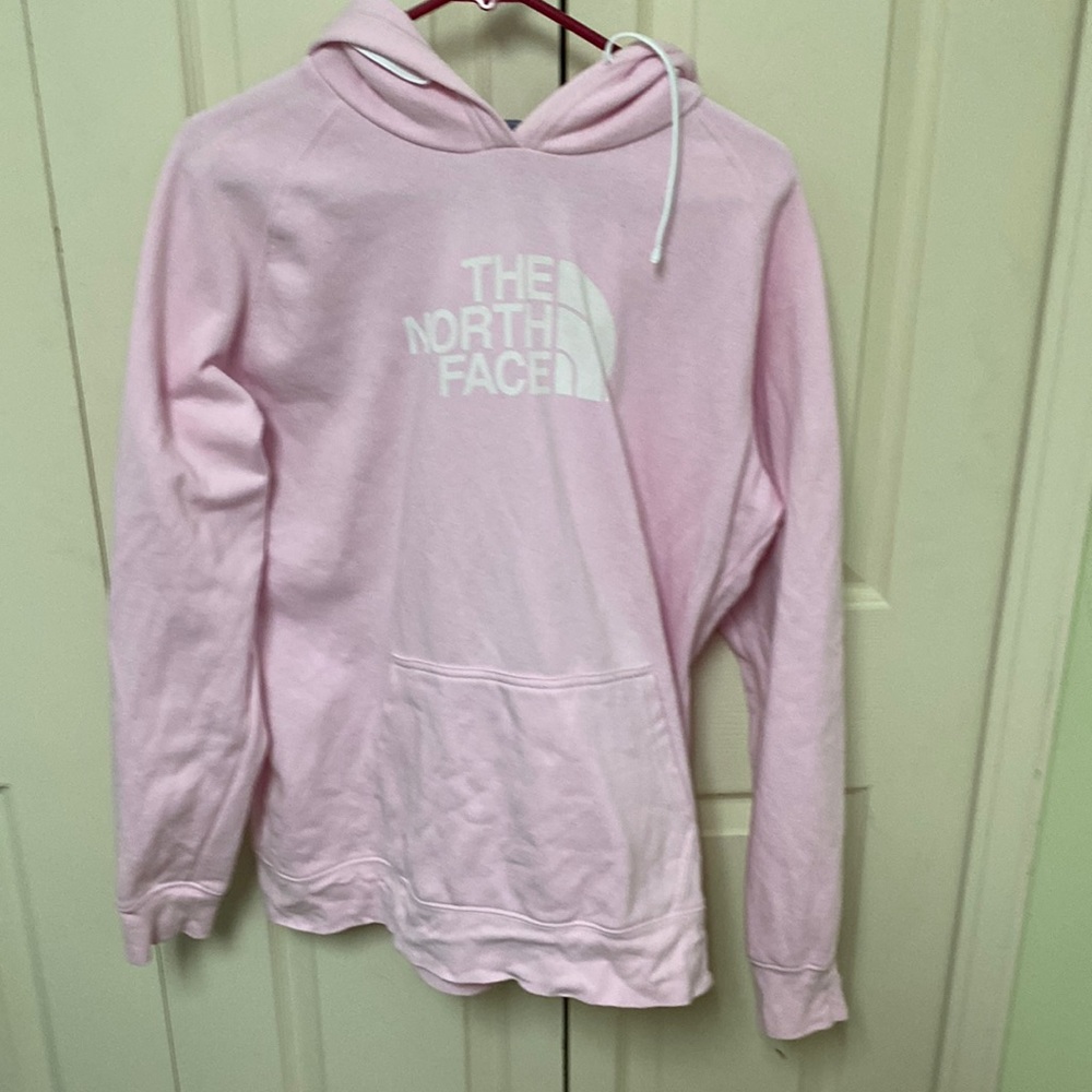 North Face hoodie XL pink